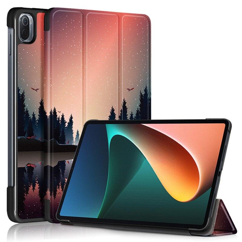 Redmi pad 2022 10.6 For Tablet Xiaomi Pad 5 Case Kids Folding Smart Cover Leather Protective Cover Mi Pad 5 Pro Case Stand Function Leather Case Cover Printed High Quality Leather Protective Cover Stevvex