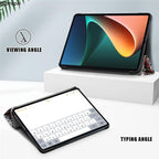 Redmi pad 2022 10.6 For Tablet Xiaomi Pad 5 Case Kids Folding Smart Cover Leather Protective Cover Mi Pad 5 Pro Case Stand Function Leather Case Cover Printed High Quality Leather Protective Cover Stevvex