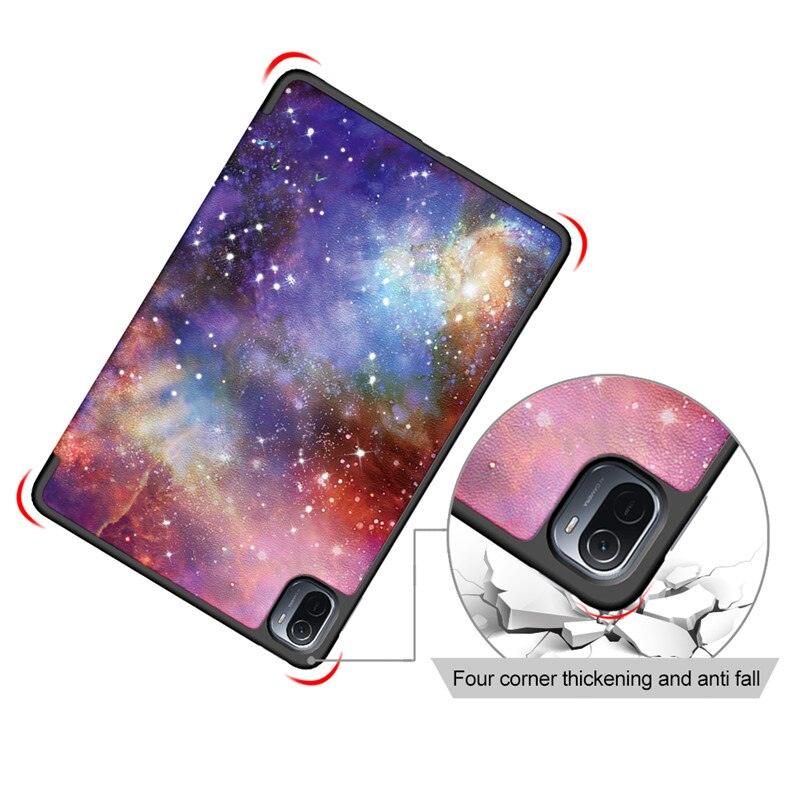 Redmi pad 2022 10.6 For Tablet Xiaomi Pad 5 Case Kids Folding Smart Cover Leather Protective Cover Mi Pad 5 Pro Case Stand Function Leather Case Cover Printed High Quality Leather Protective Cover Stevvex
