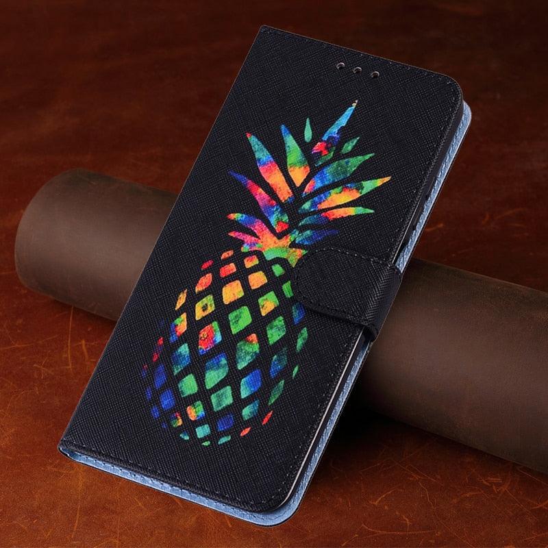 Redmi9T Magnetic Leather Phone Case on For Xiaomi Redmi 9T 9AT 9A 9C NFC Redmi9 9 T A Power 9Prime Wallet Book Cute Cover Colorful Premium Leather Wrist Strap Viewing Stand Magnetic Folio Inner Protective Flip Cover Stevvex
