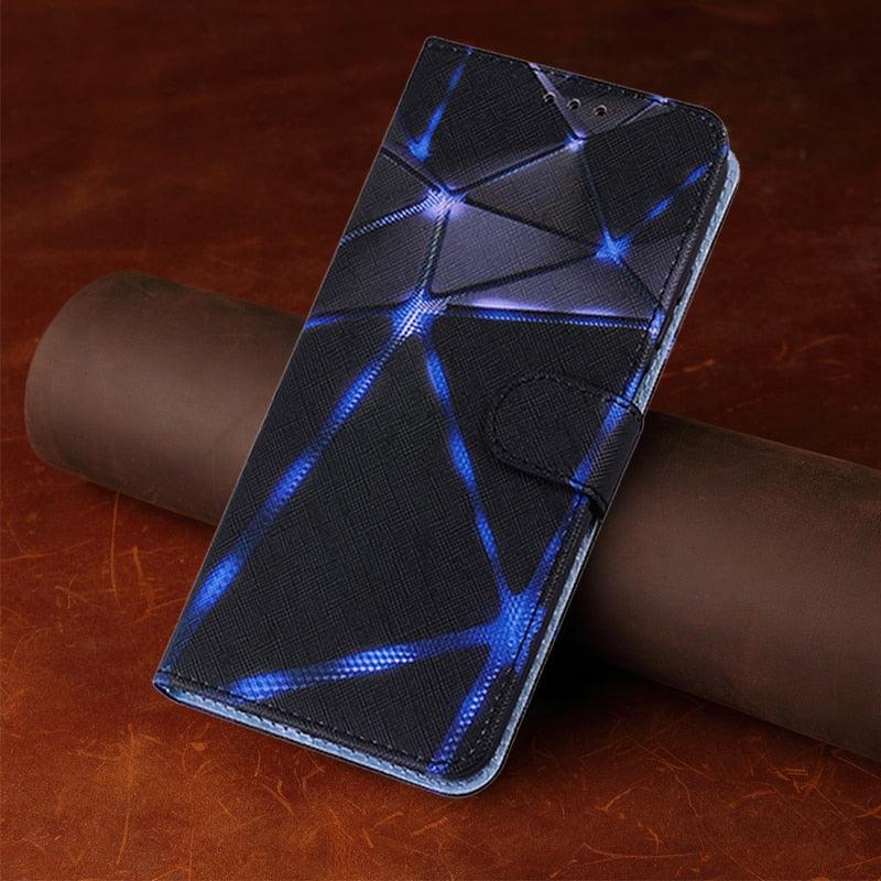 Redmi9T Magnetic Leather Phone Case on For Xiaomi Redmi 9T 9AT 9A 9C NFC Redmi9 9 T A Power 9Prime Wallet Book Cute Cover Colorful Premium Leather Wrist Strap Viewing Stand Magnetic Folio Inner Protective Flip Cover Stevvex
