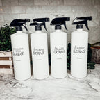 32oz Refillable White Plastic Cleaning Dispenser Bottle Reusable