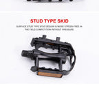 Reflective Setting On Both Sides All-aluminum Large Pedal Bicycle Universal Non-slip Pedal Riding Equipment Bike Pedals Mountain Road Bicycle Flat Pedal-Universal Lightweight Aluminum Alloy Platform Pedal For Travel Cycle-Cross The Road Stevvex