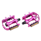 Reflective Setting On Both Sides All-aluminum Large Pedal Bicycle Universal Non-slip Pedal Riding Equipment Bike Pedals Mountain Road Bicycle Flat Pedal-Universal Lightweight Aluminum Alloy Platform Pedal For Travel Cycle-Cross The Road Stevvex