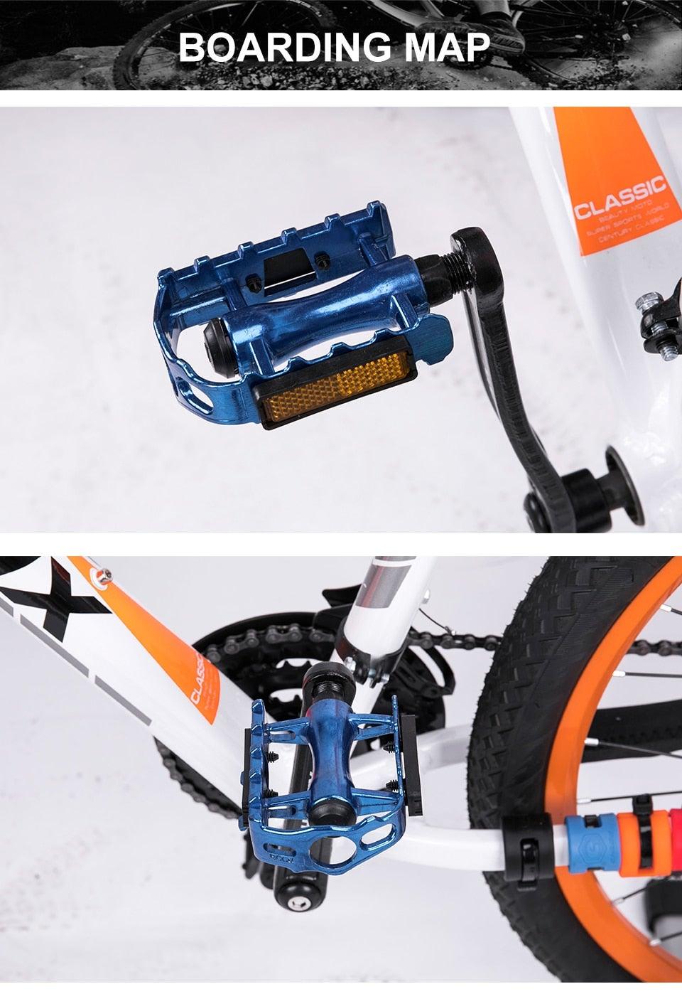 Reflective Setting On Both Sides All-aluminum Large Pedal Bicycle Universal Non-slip Pedal Riding Equipment Bike Pedals Mountain Road Bicycle Flat Pedal-Universal Lightweight Aluminum Alloy Platform Pedal For Travel Cycle-Cross The Road Stevvex