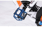 Reflective Setting On Both Sides All-aluminum Large Pedal Bicycle Universal Non-slip Pedal Riding Equipment Bike Pedals Mountain Road Bicycle Flat Pedal-Universal Lightweight Aluminum Alloy Platform Pedal For Travel Cycle-Cross The Road Stevvex