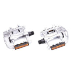 Reflective Setting On Both Sides All-aluminum Large Pedal Bicycle Universal Non-slip Pedal Riding Equipment Bike Pedals Mountain Road Bicycle Flat Pedal-Universal Lightweight Aluminum Alloy Platform Pedal For Travel Cycle-Cross The Road Stevvex