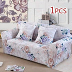 Refreshing Style Slipcover Sofa Cover Sectional Elastic Couch Case For Different Sofa All-Inclusive Slip-Resistant Living Room Stretch Loveseat Slipcover Washable Furniture Protector