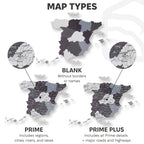 Wooden Map of Spain – Nordik