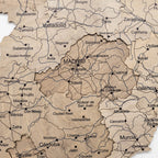Wooden Map of Spain – Terra
