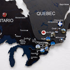 3D Wooden Map of Canada – Nordik