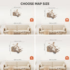 3D Wooden Map of Canada – Terra