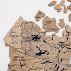 3D Wooden Map of Canada – Terra