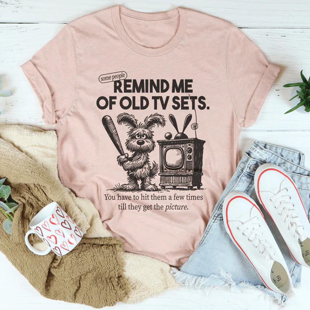Remind Me Of Old Tv Sets Tee Peachy Sunday