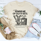 Remind Me Of Old Tv Sets Tee Peachy Sunday