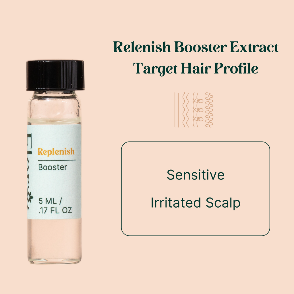 Replenish Booster: Soothing Scalp Relief for Sensitive Skin Floraebeauty