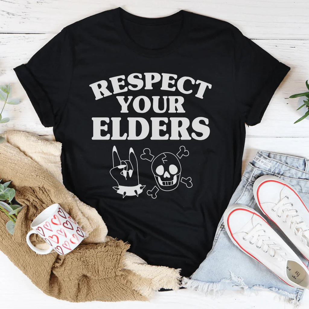 Respect Your Elders Tee Peachy Sunday