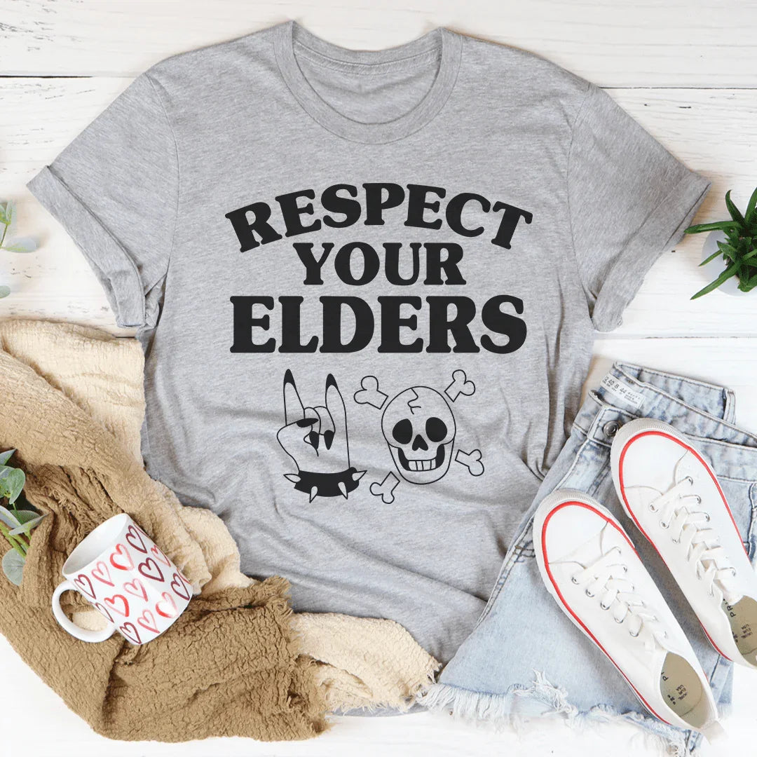 Respect Your Elders Tee Peachy Sunday