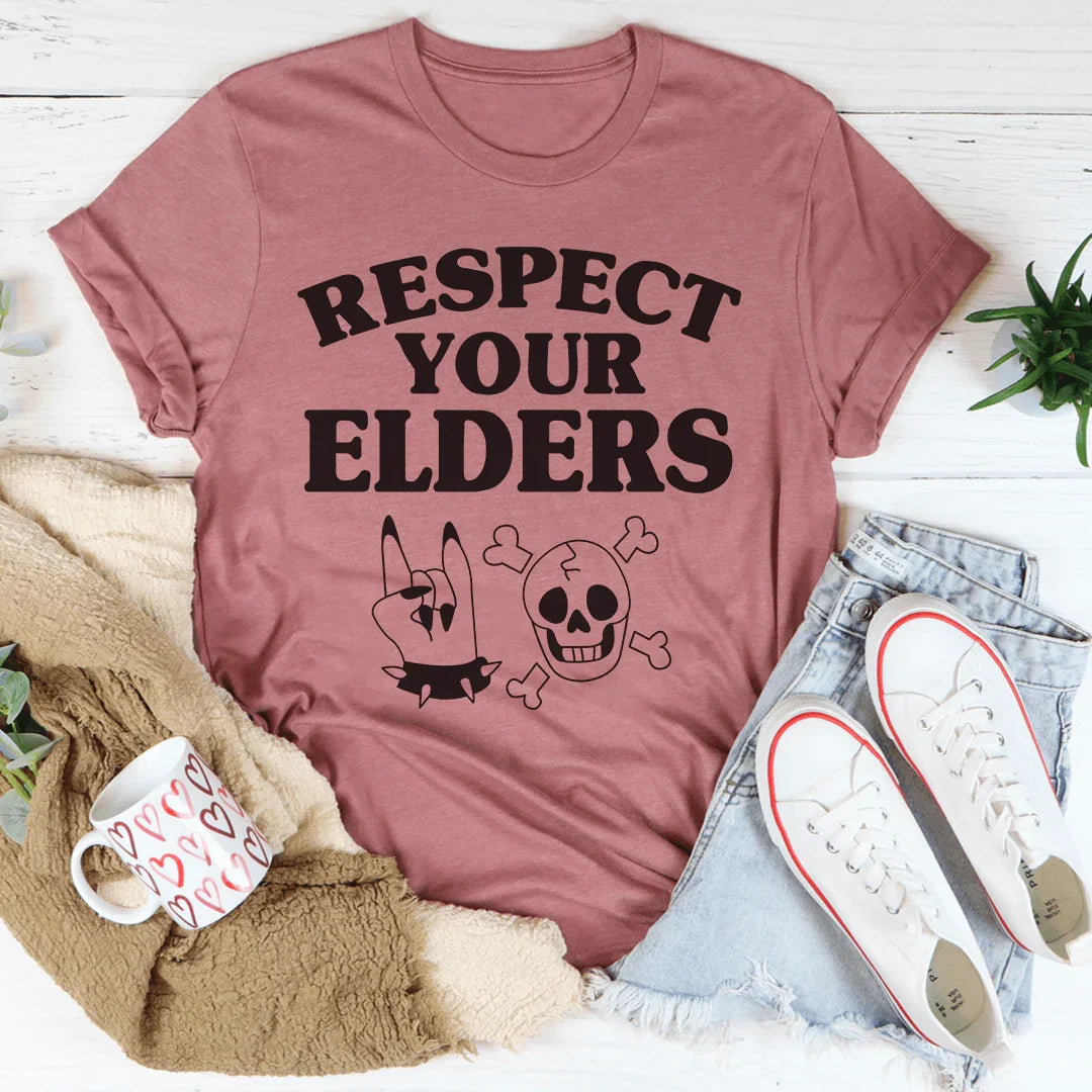 Respect Your Elders Tee Peachy Sunday