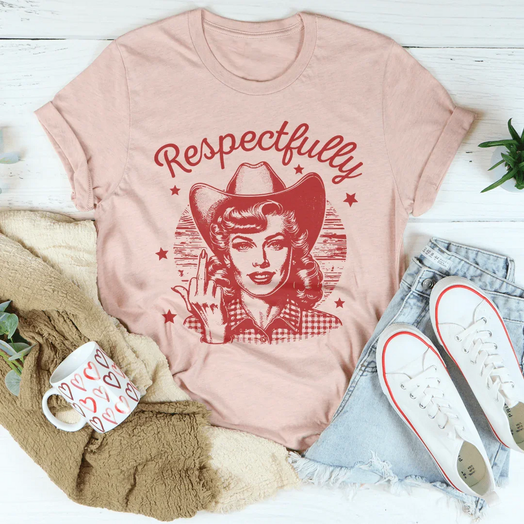 Respectfully Tee Peachy Sunday
