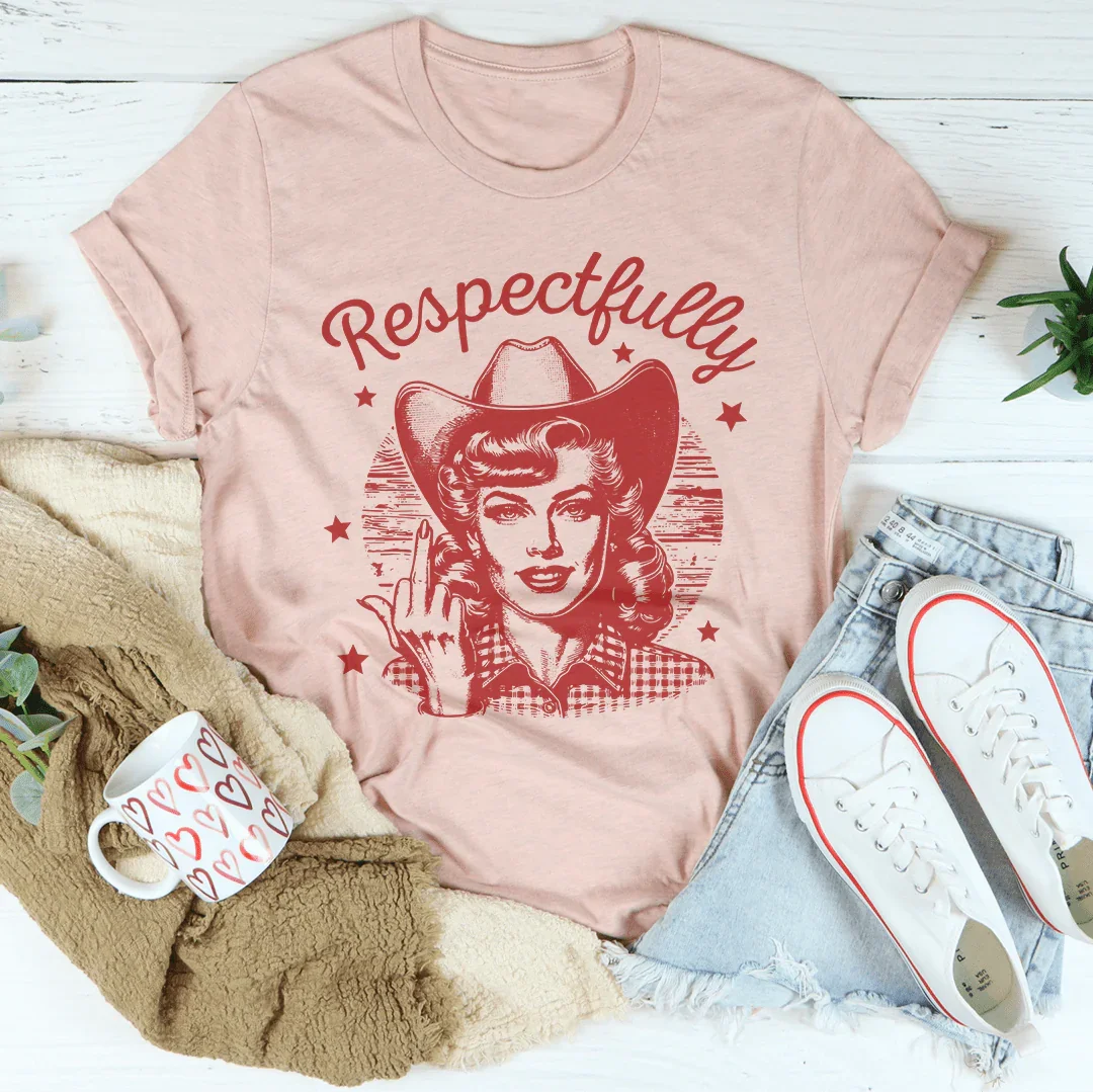 Respectfully Tee Peachy Sunday