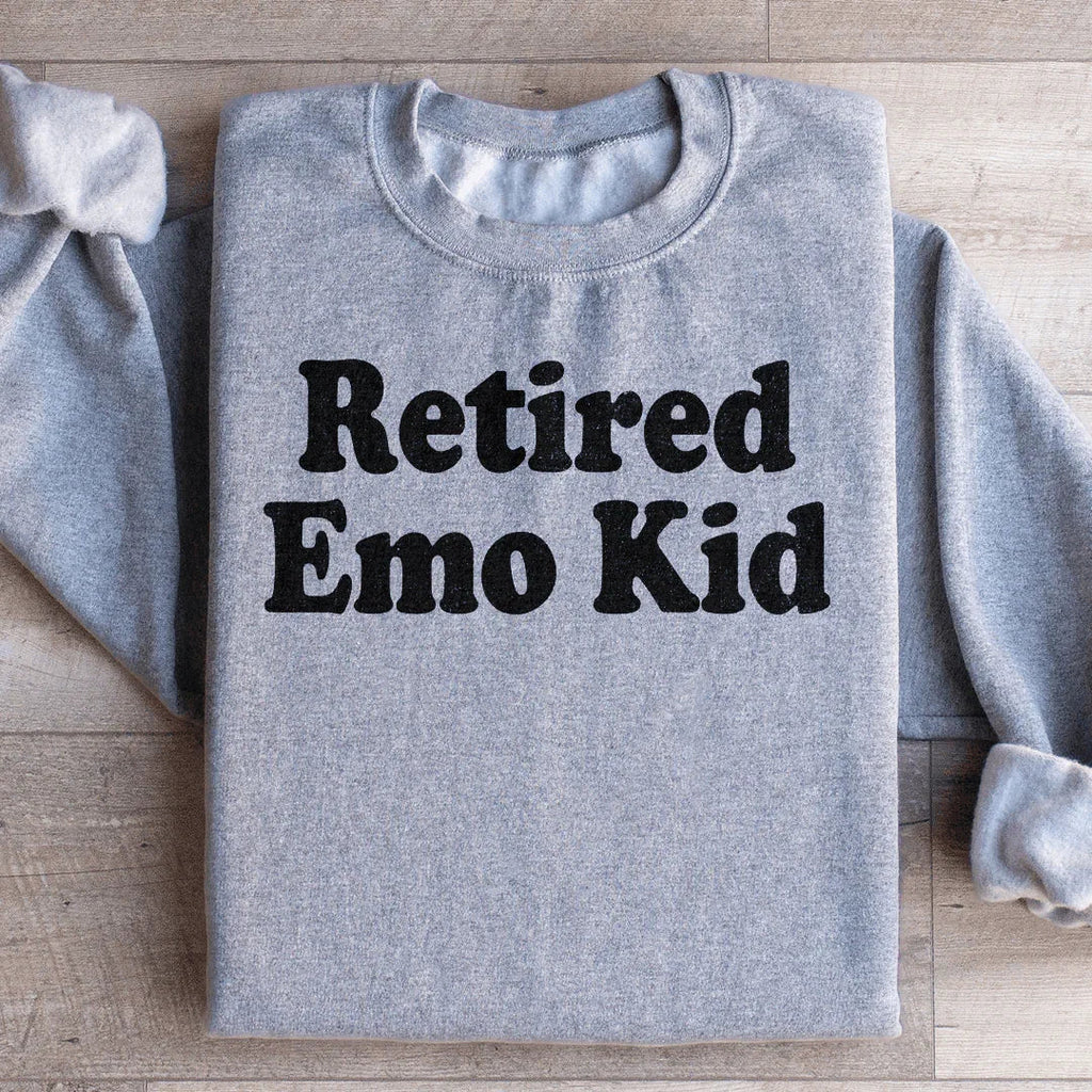 Retired Emo Kid Sweatshirt Peachy Sunday