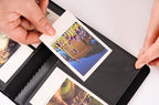 Retro 3 Inches 64 Pockets Photo Album Mini Instant Album Polaroid Photo Album Picture Case Storage  Family Scrapbook Albums Family Anniversary Gift For Couple Stevvex