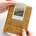 Retro 3 Inches 64 Pockets Photo Album Mini Instant Album Polaroid Photo Album Picture Case Storage  Family Scrapbook Albums Family Anniversary Gift For Couple Stevvex