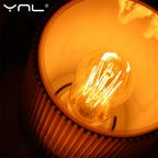 Retro Edison Bulb ST64 A19 T45 G80 G95 G125 Incandescent Light Bulb E27 220V 40W filament bulb lighting tubes Edison Stevvex