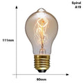 Retro Edison Bulb ST64 A19 T45 G80 G95 G125 Incandescent Light Bulb E27 220V 40W filament bulb lighting tubes Edison Stevvex