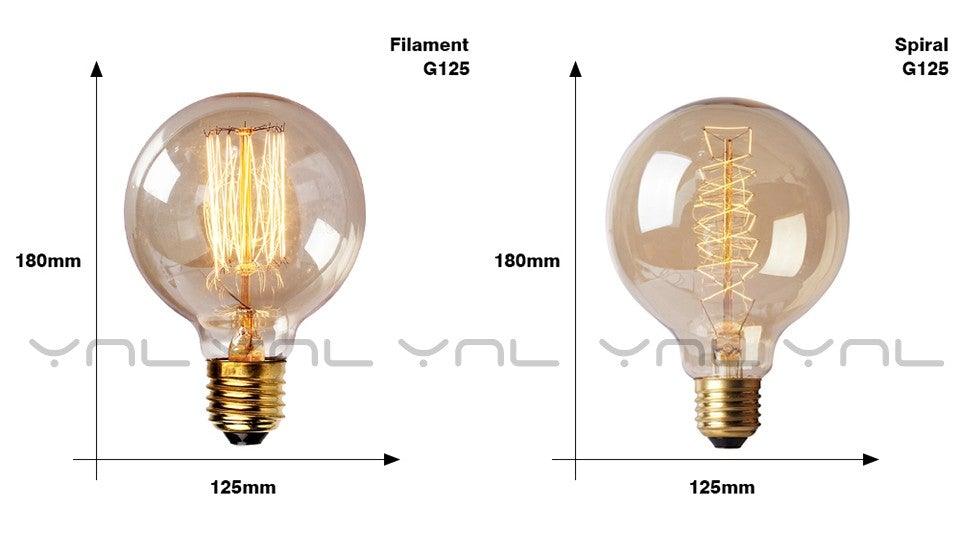 Retro Edison Bulb ST64 A19 T45 G80 G95 G125 Incandescent Light Bulb E27 220V 40W filament bulb lighting tubes Edison Stevvex