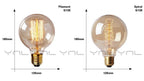 Retro Edison Bulb ST64 A19 T45 G80 G95 G125 Incandescent Light Bulb E27 220V 40W filament bulb lighting tubes Edison Stevvex