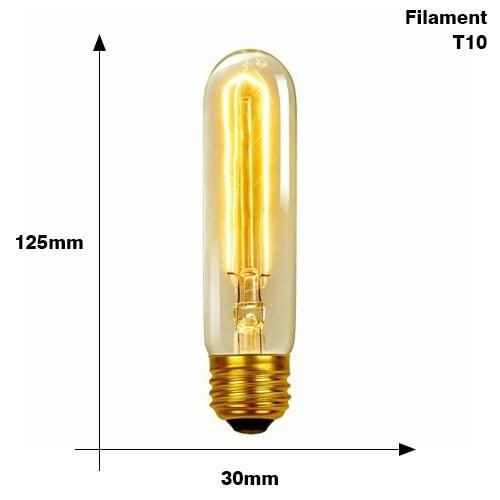 Retro Edison Bulb ST64 A19 T45 G80 G95 G125 Incandescent Light Bulb E27 220V 40W filament bulb lighting tubes Edison Stevvex