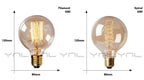 Retro Edison Bulb ST64 A19 T45 G80 G95 G125 Incandescent Light Bulb E27 220V 40W filament bulb lighting tubes Edison Stevvex
