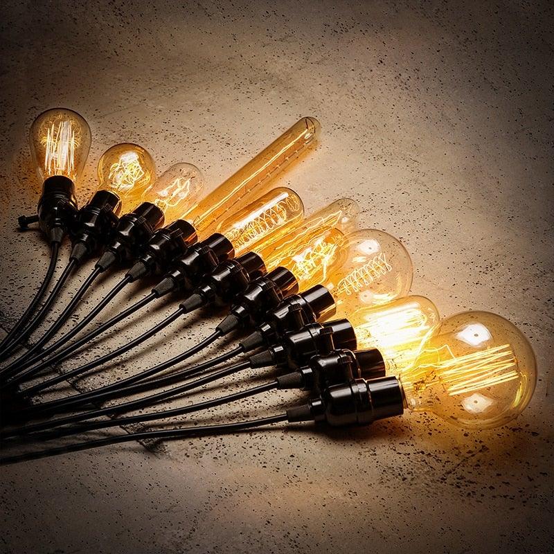 Retro Edison Light Bulb Vintage Edison Lamp Vintage Incandescent  Edison Light Bulbs Edison Filament Light Bulb Dimmable Warm White Different Shape Light Stevvex