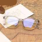 Retro Glasses Radiation Protection Optical Nearsight Frame For Men  And Women Anti Blue Computer Eyewear Unisex Blue Light Blocking Glasses Stylish Eyewear Comfortable Eye Protection UV Glare -1 -1.5 -2.0 -2.5 Stevvex