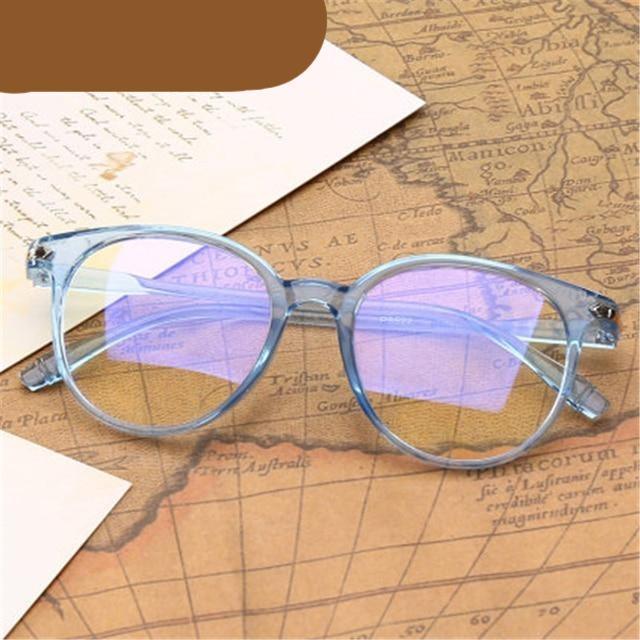 Retro Glasses Radiation Protection Optical Nearsight Frame For Men  And Women Anti Blue Computer Eyewear Unisex Blue Light Blocking Glasses Stylish Eyewear Comfortable Eye Protection UV Glare -1 -1.5 -2.0 -2.5 Stevvex