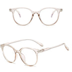 Retro Glasses Radiation Protection Optical Nearsight Frame For Men  And Women Anti Blue Computer Eyewear Unisex Blue Light Blocking Glasses Stylish Eyewear Comfortable Eye Protection UV Glare -1 -1.5 -2.0 -2.5 Stevvex