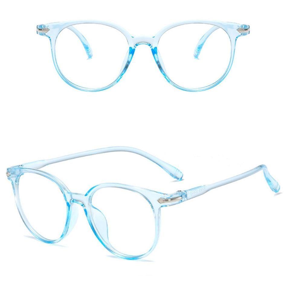 Retro Glasses Radiation Protection Optical Nearsight Frame For Men  And Women Anti Blue Computer Eyewear Unisex Blue Light Blocking Glasses Stylish Eyewear Comfortable Eye Protection UV Glare -1 -1.5 -2.0 -2.5 Stevvex