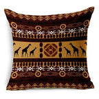 Retro High Quality Pillowcase Ethnic Stripes Linen Decorative Throw Pillow Cover For Couch Sofa Bed Bohemian Retro Stripe Cotton Blend Linen Pillow Case Cushion Cover Car Textile Printed Decor 45X45CM