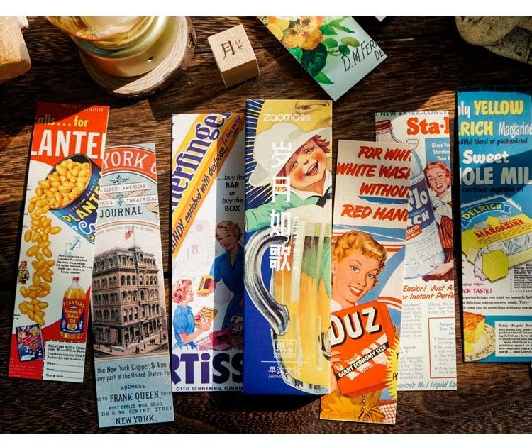 Retro Image Collection Paper Bookmarks Bookmarks For Books Share Book Markers Tab For Books Stationery Creative Poetic Bookmarks Painting Style Bookmarks Literary Bookmarks Message Cards Book Notes Paper Page Holder Reading Bookmarks For Women Men Kids Stevvex