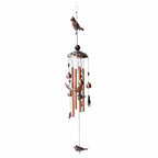 Retro Metal Romantic Wind Catcher Animal Wind Chime Iron Art Wind Bell Tubes Aluminum Tubes Hanging Art Wind Bell Gift Hanging Pendant Ornament For Home Xmas Mom Gifts Festival Balcony Garden Decoration Stevvex
