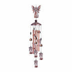 Retro Metal Romantic Wind Catcher Animal Wind Chime Iron Art Wind Bell Tubes Aluminum Tubes Hanging Art Wind Bell Gift Hanging Pendant Ornament For Home Xmas Mom Gifts Festival Balcony Garden Decoration Stevvex