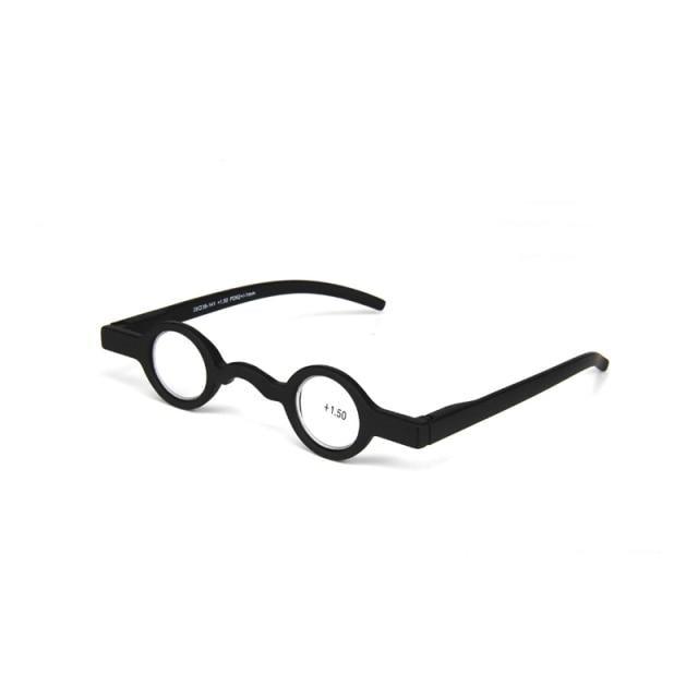 Retro Round Small Frame Reading Glasses Ultralight Clear Lens Presbyopic Glasses Eyewear Frame  Unisex For Small Round Retro Reading Glasses  For Mens And Womens Stevvex