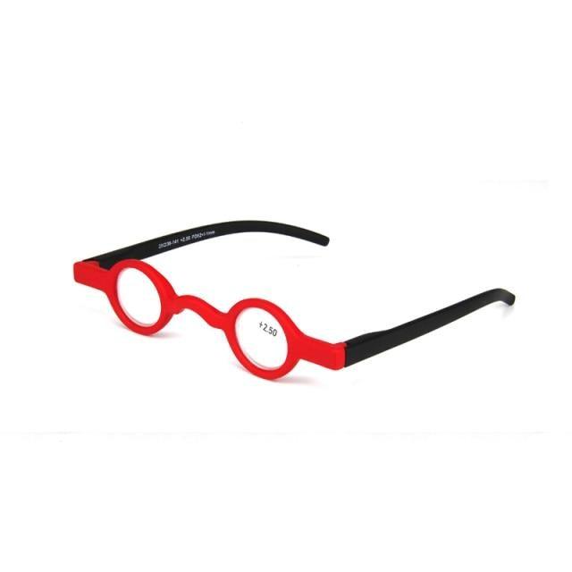 Retro Round Small Frame Reading Glasses Ultralight Clear Lens Presbyopic Glasses Eyewear Frame  Unisex For Small Round Retro Reading Glasses  For Mens And Womens Stevvex