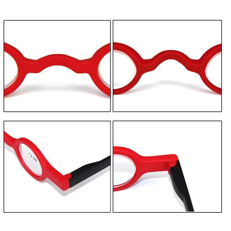 Retro Round Small Frame Reading Glasses Ultralight Clear Lens Presbyopic Glasses Eyewear Frame  Unisex For Small Round Retro Reading Glasses  For Mens And Womens Stevvex