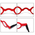 Retro Round Small Frame Reading Glasses Ultralight Clear Lens Presbyopic Glasses Eyewear Frame  Unisex For Small Round Retro Reading Glasses  For Mens And Womens Stevvex
