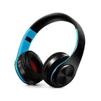 Retro Stereo Earphones Bluetooth Headphone Music Headset FM And Support SD Card With Mic And Volume Control, Wireless And Wired Headset Stevvex