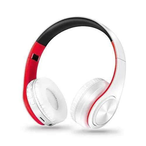 Retro Stereo Earphones Bluetooth Headphone Music Headset FM And Support SD Card With Mic And Volume Control, Wireless And Wired Headset Stevvex