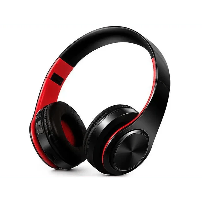 Retro Stereo Earphones Bluetooth Headphone Music Headset FM And Support SD Card With Mic And Volume Control, Wireless And Wired Headset Stevvex